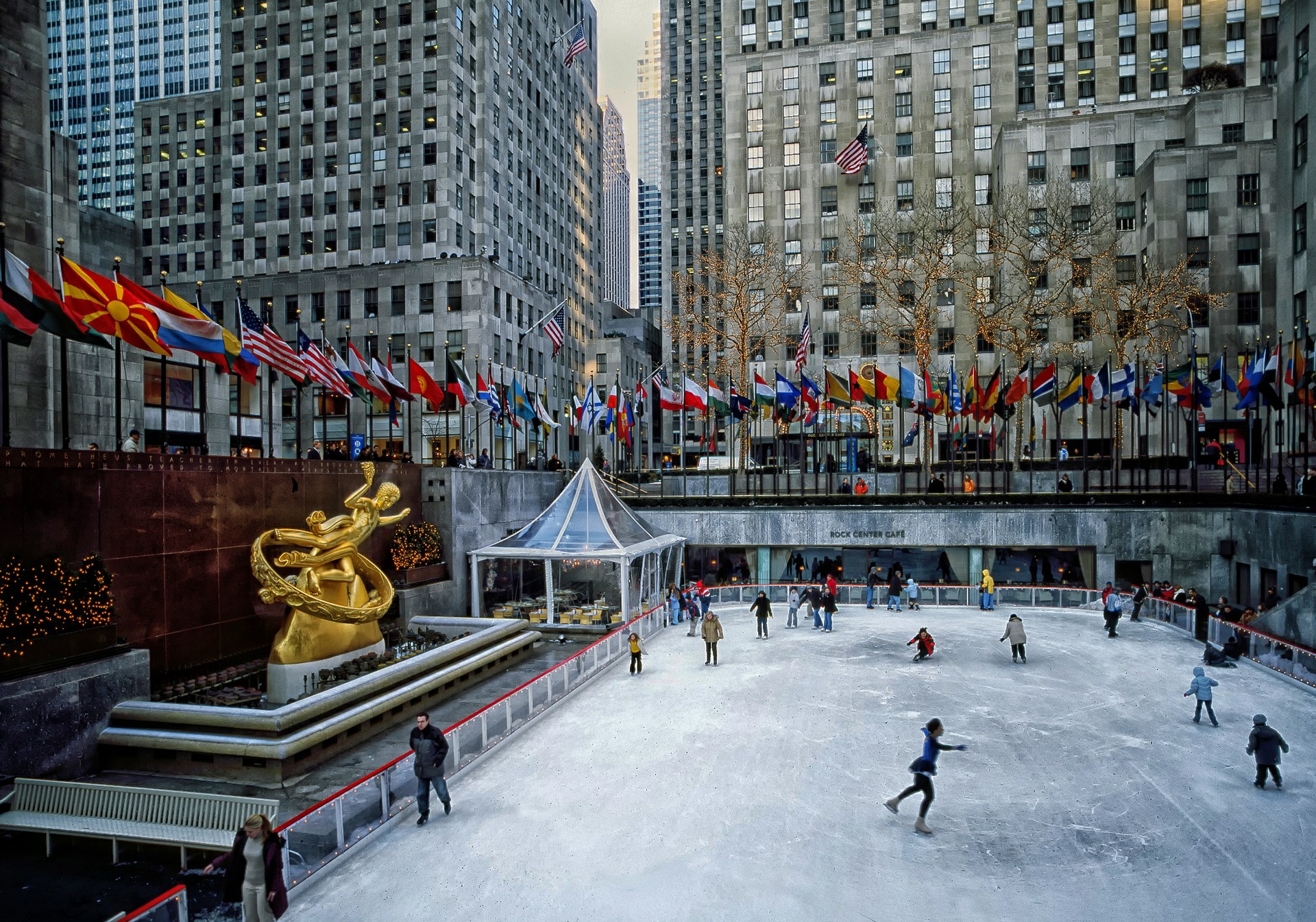 Donde patinar sobre hielo en Nueva York